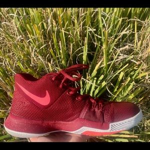 Team red Kyrie 3’s